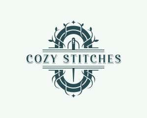 Needle Tailor Seamstress logo design