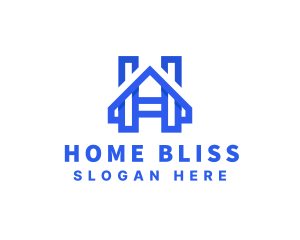 Home Residence Real Estate logo design