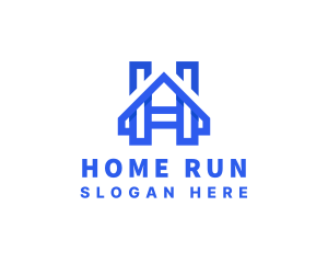 Home Residence Real Estate logo design