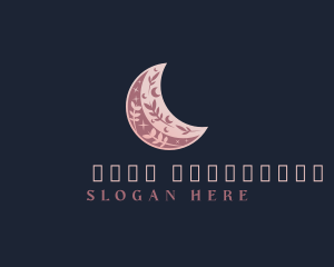 Moon - Moon Floral Crescent logo design