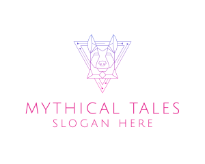 Tech Dog Mythology logo design