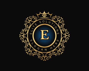 Supremacy - Royal Crown Wreath logo design