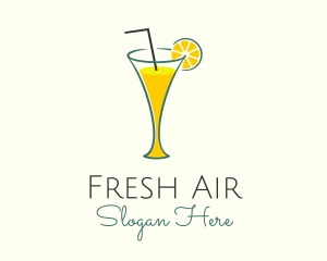 Lemonade Glass Diner logo design