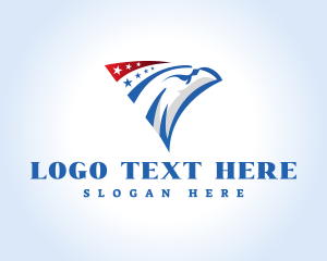 State - American Patriotic Eagle logo design