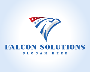 American Patriotic Eagle logo design