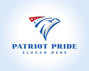 American Patriotic Eagle logo design