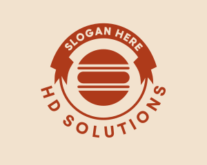 Hamburger Snack Diner logo design