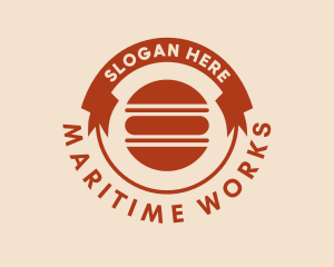 Hamburger Snack Diner logo design