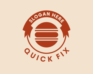 Hamburger Snack Diner logo design