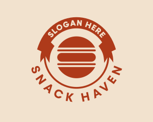 Hamburger Snack Diner logo design