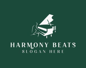 Pianist Concert Recital logo design