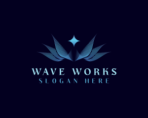 Wave Star Motion logo design