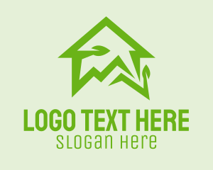 Land Developer - Eco Financial House logo design