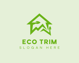 Eco House Real Estate logo design