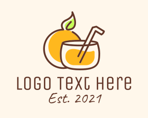 Cool - Orange Juice Drink logo design