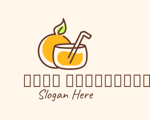 Orange Juice Drink Logo