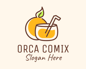 Orange Juice Drink Logo