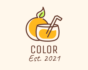 Orange Juice Drink logo design