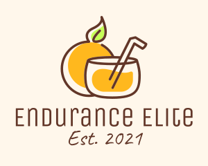 Orange Juice Drink logo design