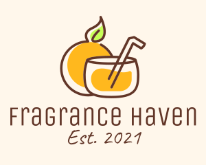 Orange Juice Drink logo design