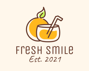 Orange Juice Drink logo design