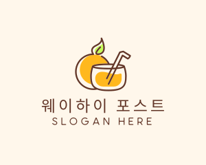 Orange Juice Drink logo design