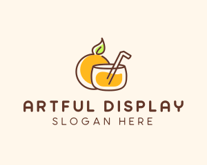 Orange Juice Drink logo design