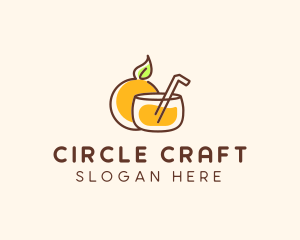 Orange Juice Drink logo design