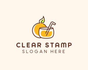 Orange Juice Drink logo design