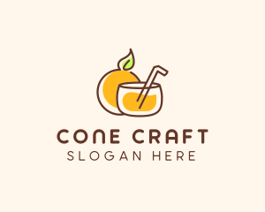 Orange Juice Drink logo design