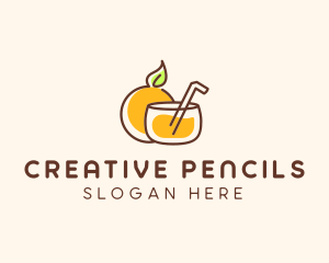 Orange Juice Drink logo design