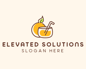 Orange Juice Drink logo design