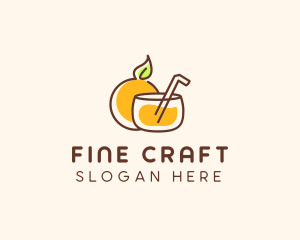 Orange Juice Drink logo design