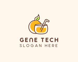 Orange Juice Drink logo design