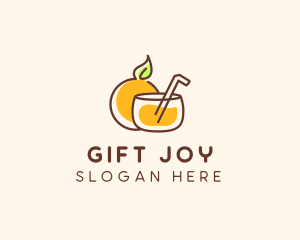 Orange Juice Drink logo design