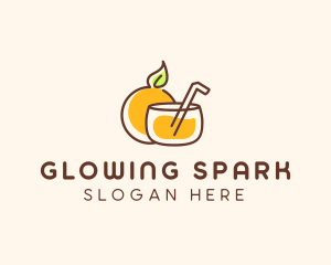 Orange Juice Drink logo design