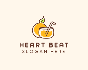 Orange Juice Drink logo design