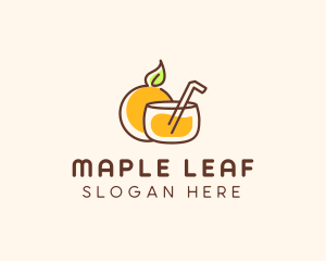 Orange Juice Drink logo design