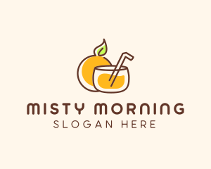 Orange Juice Drink logo design