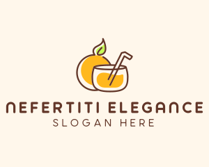 Orange Juice Drink logo design