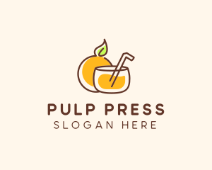 Orange Juice Drink logo design