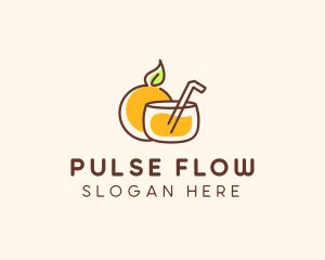 Orange Juice Drink logo design