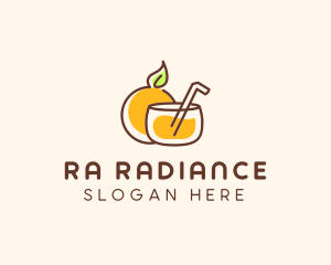 Orange Juice Drink logo design