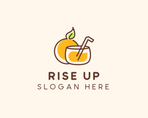 Orange Juice Drink logo design