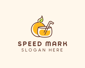 Orange Juice Drink logo design