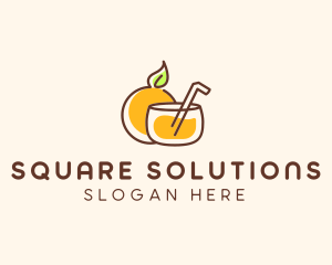 Orange Juice Drink logo design