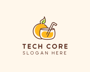 Orange Juice Drink logo design