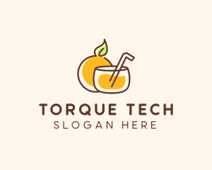 Orange Juice Drink logo design