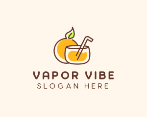 Orange Juice Drink logo design