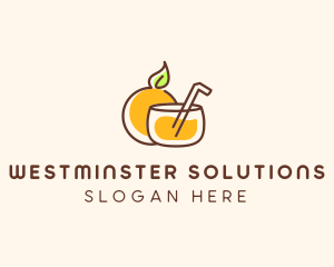 Orange Juice Drink logo design